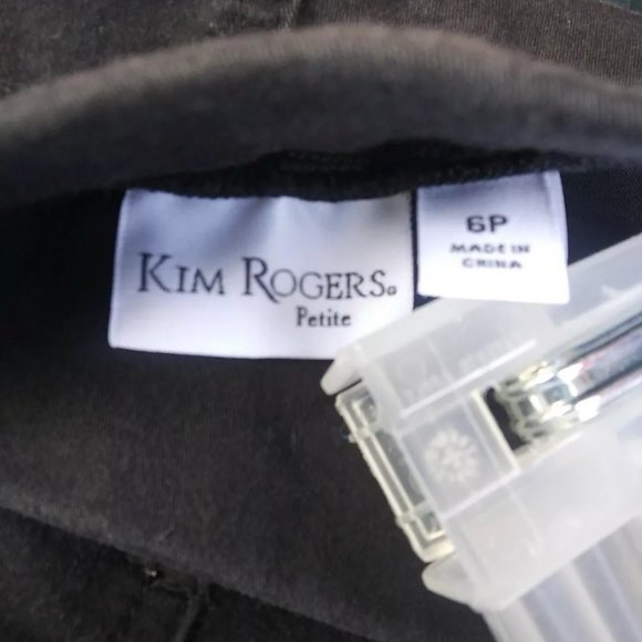 Kim Rogers Women's Petite Size 6P Black Pull On Jeggings - Picture 4 of 4